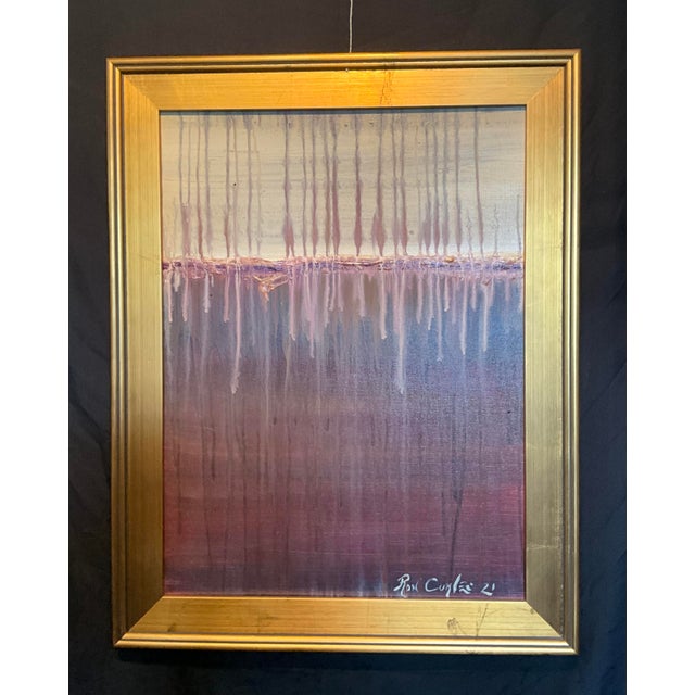 Abstract Landscape # 106 From the Abstract Naturalism Series by Artist Ron Curlee II For Sale - Image 3 of 3