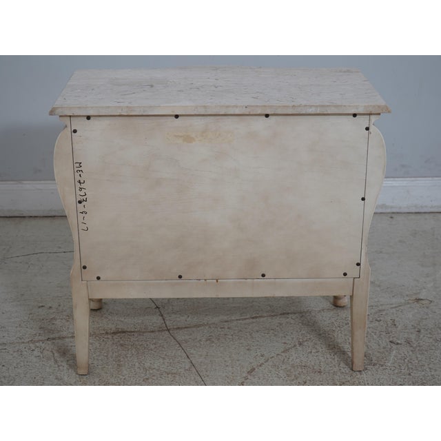 Pair John Widdicomb Italian Marble Top Nightstands For Sale - Image 11 of 12