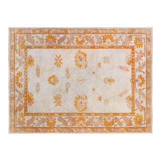 1930s Turkish Oushak Rug For Sale