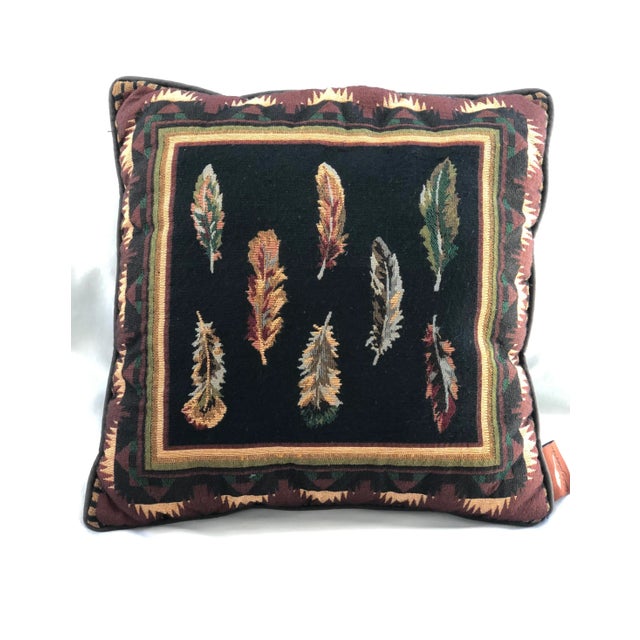 1980s Bob Timberlake Pillow Feather Motif For Sale In New York - Image 6 of 6