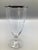 Traditional Platinum Rim Stemmed Water Glasses West Germany 1940s - Set of 4 For Sale - Image 3 of 12