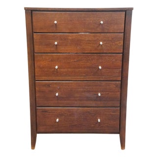 High End Cherry Contemporary Traditional 35" Chest of Drawers For Sale