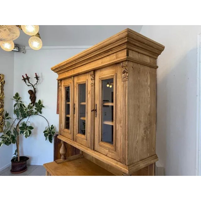 Wilhelminian Style Kitchen Display Cupboard For Sale - Image 6 of 14