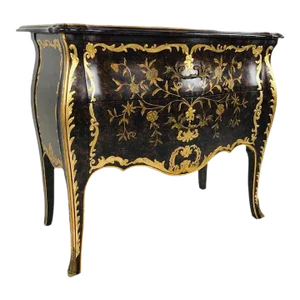 Gold Leaf Chest / Commode by John Widdicomb