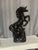 Ceramic Monumental Royal Haeger Pottery Black Ceramic Rearing Unicorn For Sale - Image 7 of 10