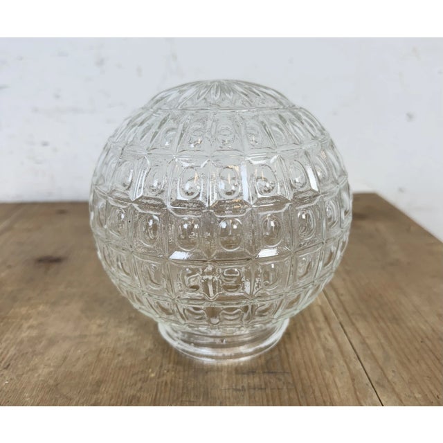 Glass Vintage White Porcelain Wall Light, 1970s For Sale - Image 7 of 12