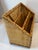 Very nice Vintage Bamboo And Rattan Letter Holder Desk Organizer!
