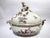 This is a spectacular lidded tureen made by Meissen circa 1755. The white porcelain is decorated with multicolored flower...