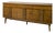 Mid-Century Modern Bassett "Zenith" Walnut Triple Dresser For Sale