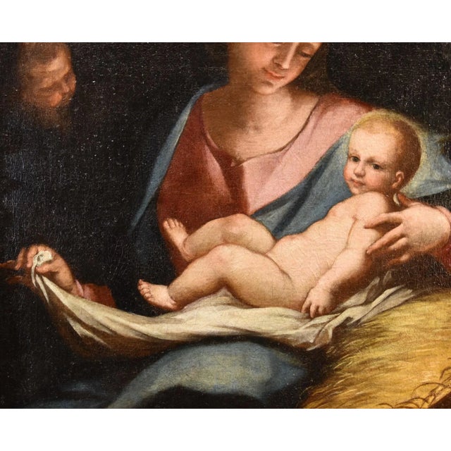 Anton Maria Piola, Madonna and Child, 1700s, Oil on Canvas, Famed For Sale - Image 12 of 16