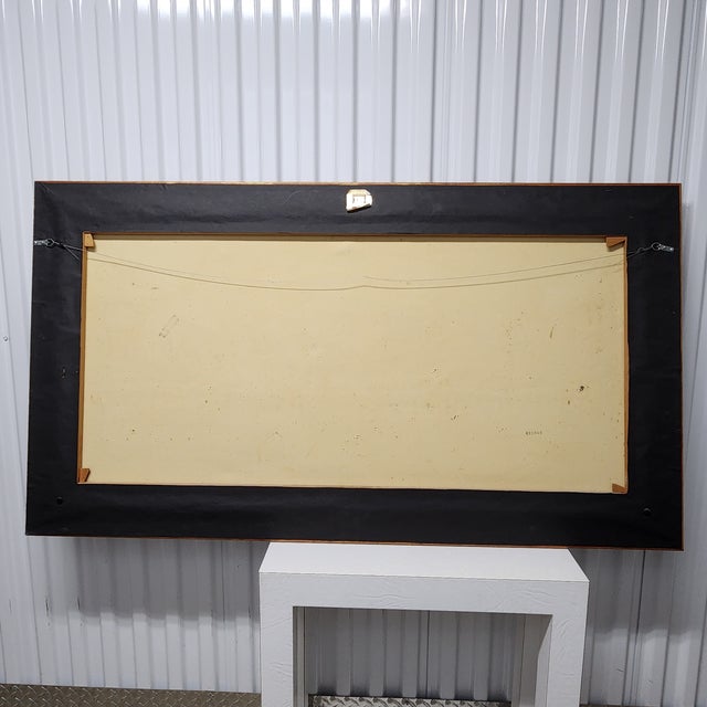 Wood Mid Century Impressionist Paris Street Scene Cityscape Oil Painting Signed Ornate Frame For Sale - Image 7 of 12