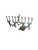 1990s 1990s Modernist Cut Steel Art Menorah Dancing Figures For Sale - Image 5 of 12