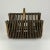 Mid-Century Modern 1960s Mid-Century Rattan Magazine Rack in Ebony Finish With Handle For Sale - Image 3 of 12