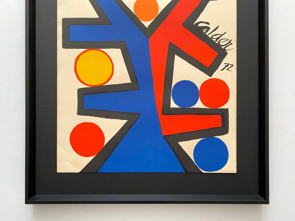 Alexander Calder Vintage 1972 Mid Century Modernist 
