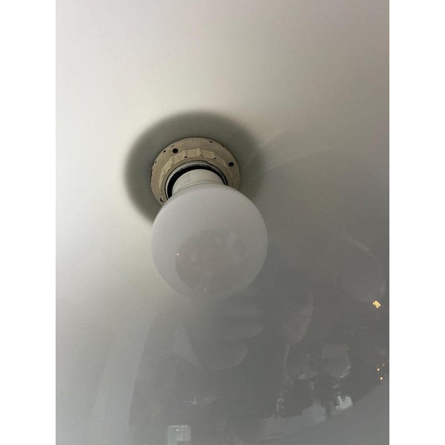 Vintage Space Age White Acrylic Glass Floor Lamp For Sale - Image 9 of 11