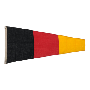 Reconstructed Vintage Flag of Germany Pennant