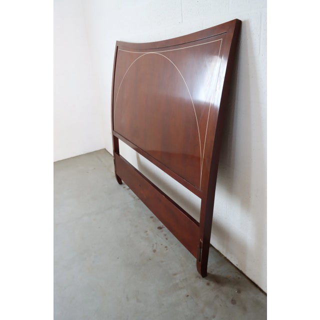 Contemporary Kindel Contemporary Cherry Headboard Queen For Sale - Image 3 of 6