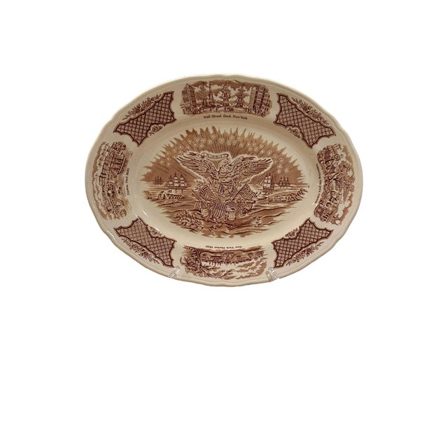 Detailed Alfred Meakin Staffordshire Fair Winds Platter The pattern of this wonderful platter was created from original...