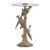 Fairfax Glass Top Round Accent Table by Loomlan For Sale