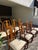 1970s Set of 8 Vintage Mahogany Queen Anne Dining Chairs For Sale - Image 5 of 12