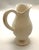 Folk Art Vintage Céramique Fady Vallauris Pitcher - Hand Painted Blue Thistle Flower French Folk Art Pottery, Signed Sticker Exécuté Main For Sale - Image 3 of 7