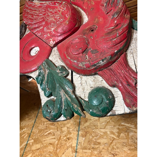 Cw Parker Style Dragon Carousel Chariot Panel For Sale - Image 4 of 12