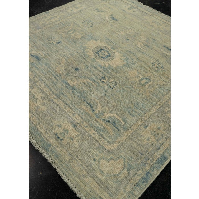 Textile Oushak Square Rug 3'1" x 3'1" #21344 For Sale - Image 7 of 8
