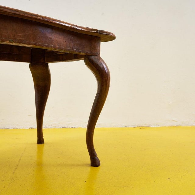 Vintage Wooden Coffee Table For Sale - Image 3 of 9