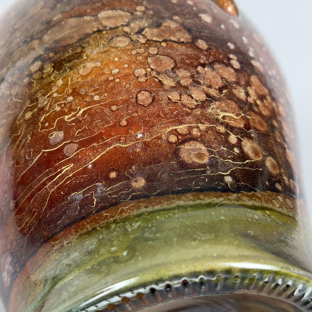 Artistic Glass Vase by Jean Noël Bouillet, 1980s For Sale - Image 10 of 15