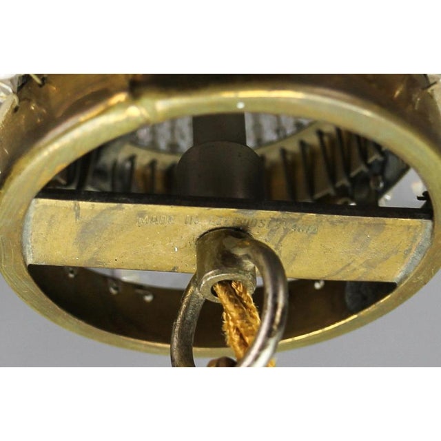 Empire Czech Crystal Beaded Dome Chandelier, 1950s For Sale - Image 16 of 18