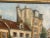 Vintage Paris Handmade Oil Painting For Sale - Image 4 of 12