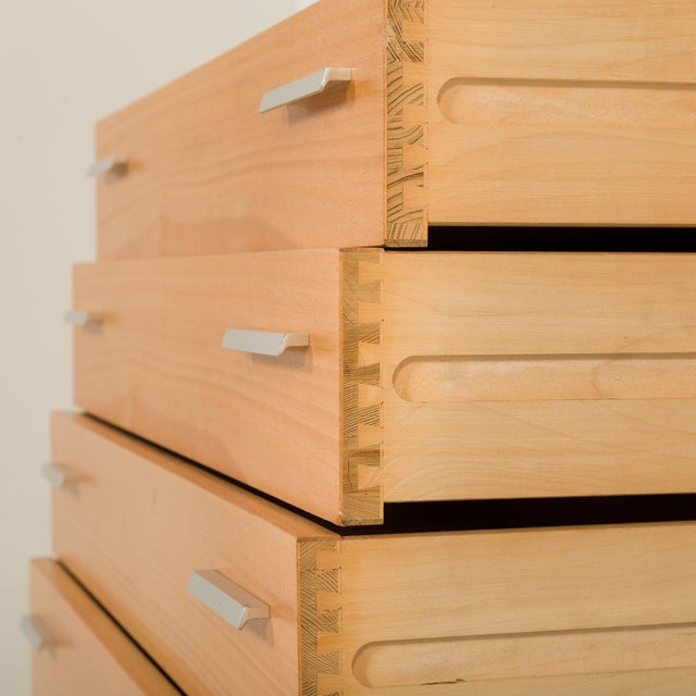 Three Bay Wall Unit in Beech from FM Møbler, 1970s For Sale - Image 10 of 18