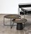 Black Stone Bronze Isola 800 Coffee Table by Disain1971 For Sale - Image 8 of 9