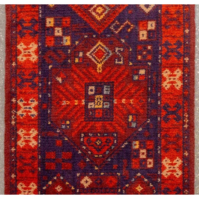 Persian Hamadan Runner, 4' 9" X 1' 3" For Sale - Image 4 of 8
