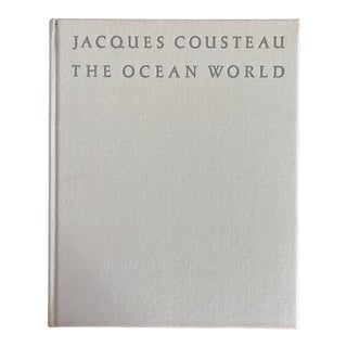 1980's Jaques Cousteau “The Ocean World” Vintage Coffee Table Book For Sale