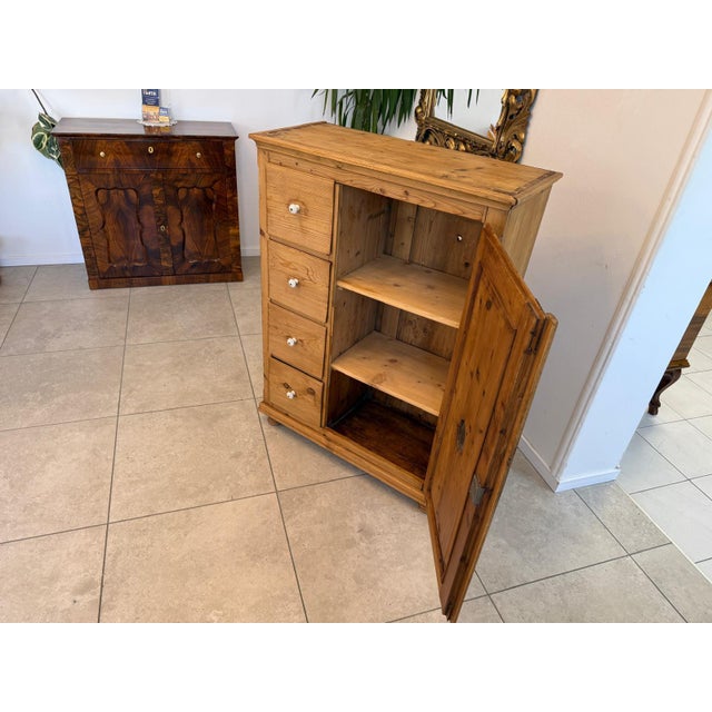 Biedermeier Bread Cupboard For Sale - Image 6 of 17