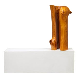 Ineke Van Zuuren, Abstract Sculptures, 1970s, Pine For Sale