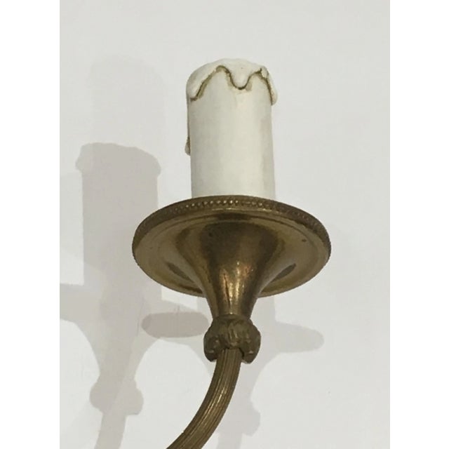 Louis XVI Style Bronze Wall Sconces with Quiver, French Work - A Pair For Sale - Image 11 of 13