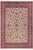 Shabby Chic Pak-Persian Ivory/Aubergine Wool Rug - 9'2'' X 12'8'' For Sale - Image 9 of 9