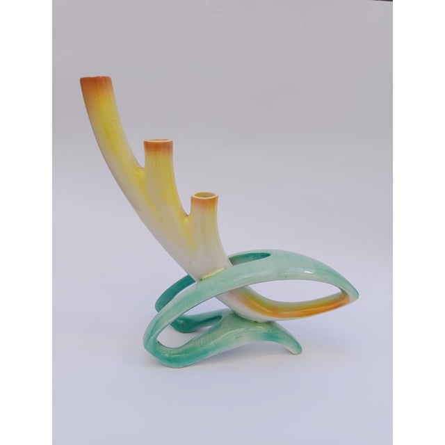 Ceramic Candleholder by Ariele, 1950s For Sale - Image 14 of 14