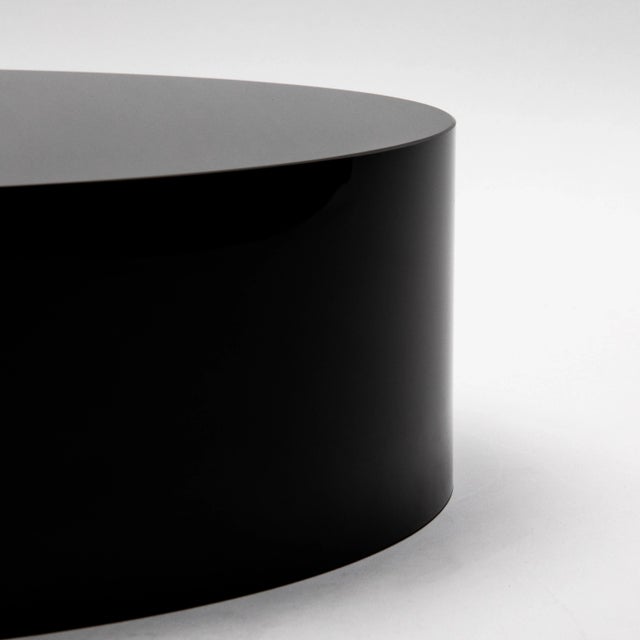 2020s Crystal Base Riser Black 10” by Ka Glass For Sale - Image 5 of 11