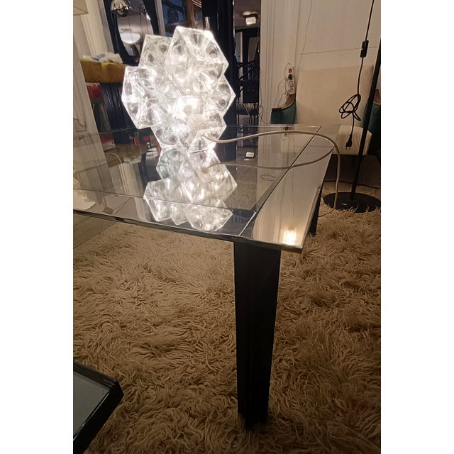 Coffee table from the ‘Fasce’ series designed by Luigi Caccia Dominioni for Azucena, 1960. The table has a chrome-plated...