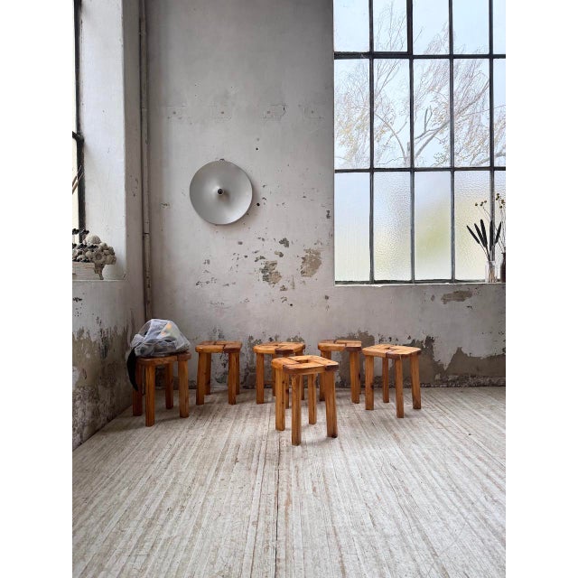 1950s Stools by Olof Ottelin, Finland, 1950, Set of 6 For Sale - Image 5 of 18