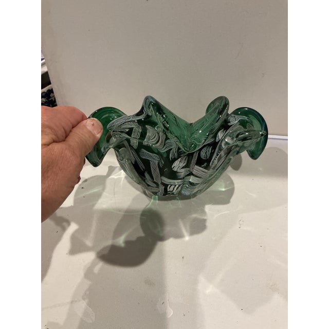 Murano Vintage Murano Art Glass Bowl or Ashtray For Sale - Image 4 of 7