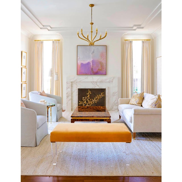 Metal Tobacco Butterfly Fire Screen Fireplace Screen Iron For Sale - Image 7 of 7