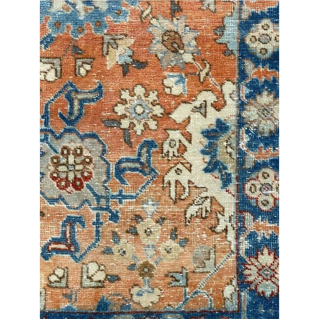 Textile 1950s Vintage Old Persian Tabriz Area Rug 3x5 For Sale - Image 7 of 8