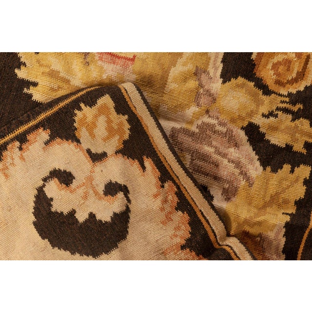 Textile Contemporary Bessarabian Floral Flat Weave Rug by Doris Leslie Blau For Sale - Image 7 of 7