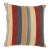 Arteverk Handwoven Reversible Wool Kilim Floor Pillow — Red & Blue Stripe (29") For Sale