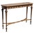 19th Century Louis XVI Handcarved Walnut Console Table with Burlwood Inlay For Sale - Image 4 of 18