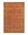 Mogul Collection Hand-Knotted Area Rug - Orange 4' 3" x 6' 3" For Sale - Image 9 of 9